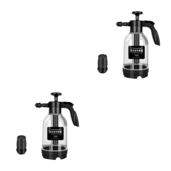 Guardoinrt Vaporisateur de Lavage de Voiture Puissant Vaporisateur de Nettoyage de Voiture pour Pelouse Animaux de Compagnie Douche et Nettoyage 2 L 33x12,3 cm 2 Ensembles