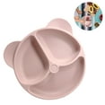 thumbnail image 2 of Platos de silicona para niños pequeños Platos para bebés Apto para lavavajillas y microondas Platos de silicona antideslizantes e irrompibles para niños, 2 of 8