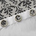 thumbnail image 4 of Manfei Grey Damask Floral Blackout Curtains Set of 2 (52x84 Each) for Female, Mystic Western Tribal Window Curtains, Vintage Stripes Abstract Curtains and Drapes, Window Curtains Decor, 4 of 6