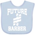 thumbnail image 3 of Inktastic Future Barber Stylist Boys or Girls Baby Bib, 3 of 4