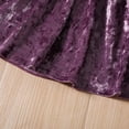 thumbnail image 6 of Toddler Girls Christmas Velvet Tutu Dress Party Gown Baby Kids Fall Winter Ruffle Long Sleeve Wedding Princess Dress, 6 of 7