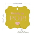 thumbnail image 7 of Inkdotpot Hang Tags Ready To Pop Baby Shower Favor Bracket Shape Gift Tags Real Rose Gold Foil Bonbonniere Tag Pack Of 50, 7 of 7