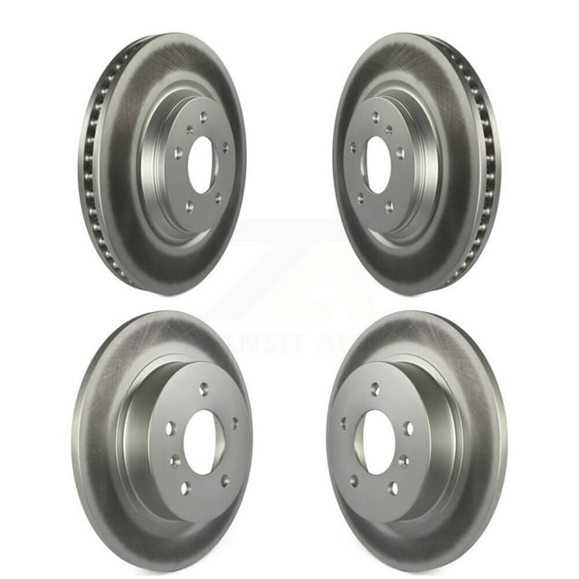 Genius Front Rear Coated Disc Brake Rotors Kit for Car 2006-2011 Buick Lucerne Cadillac DTS KG-100728
