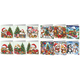 thumbnail image 1 of (LY869) Tarjetas Hechas A Mano DIY Con Pintura Diamantes Tarjetas Felicitación Deseos Diarios Tarjetas Fiesta Navideña 6 Uds. Perro Navidad, 1 of 5