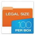 thumbnail image 5 of "Colored File Folders, 1/3-Cut Tabs: Assorted, Legal Size, Orange/Light Orange, 100/Box | Bundle of 10 Boxes", 5 of 7