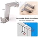 thumbnail image 2 of Ganchos para puertas de acero inoxidable, juego de 10 ganchos para puertas/armarios Ganchos de doble cara Ganchos para abrigos - Perchas para armarios de puertas - Ganchos para b, 2 of 5