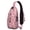 Cute Watermelon, variant on Boho Mushroom Sling Bag, Lightweight Crossbody Daypack with Cottagecore Fungi Art, Ideal for Outdoor Adventures, Travel, and School