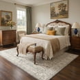 thumbnail image 2 of KUETH 5'X7' Vintage Area Rugs Machine Washable Rugs for Living Room, Non Slip Flat Pile Rug with Rubber Backing, Boho Rug for Entryway Bedroom Dining Room Home Office, 2 of 3