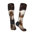 thumbnail image 5 of Lsque Cow With Butterflies Printed Crew Socks Men's Women's LightWeight Thin Casual Calf Socks ,Knee High Socks,Cotton Socks, 5 of 9