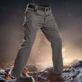 thumbnail image 6 of Aueoeo Cargo Pants Men Sweatpants Mens Lined Cargo Hiking Pants With Multiple Pockets Waterproof Skiing Pants Winter Outdoor Pants Mens Work Pants, 6 of 9