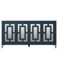 thumbnail image 2 of Twin Star Home 63" Sideboard with Geometric Mirrored Doors, 2 of 8