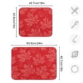 thumbnail image 3 of Hand Drawn Maple Leaves Dish Drying Mat 16x18 Absorbent Microfiber Draining Rack Pad for Kitchen Counter Sink, 3 of 8
