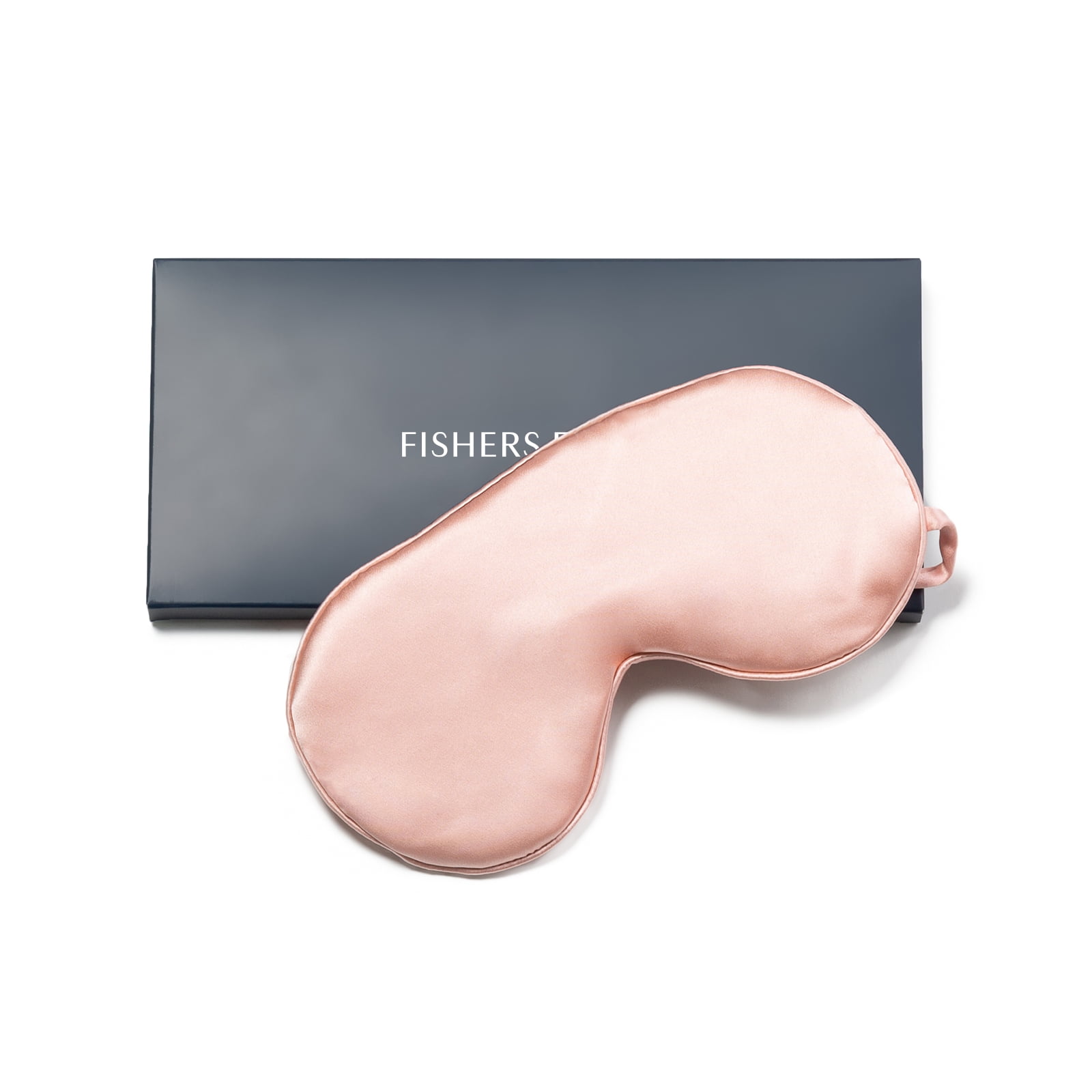 Fishers Finery 25 Momme Mulberry Silk Sleep Mask | Prevents Wrinkles | Travel Mask (Tea Cup)