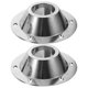 thumbnail image 1 of 2 Pcs RV Fixed Accessories Table Base Flush Mount Car Pedestal Desktop Leg Silver Camper Van Flange, 1 of 5