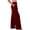 *Wine, variant on ClodeEU Women's High Waist Pleated Linen Wide Leg Pants,Casual Loose Trousers with Pockets ,Women's Plus L