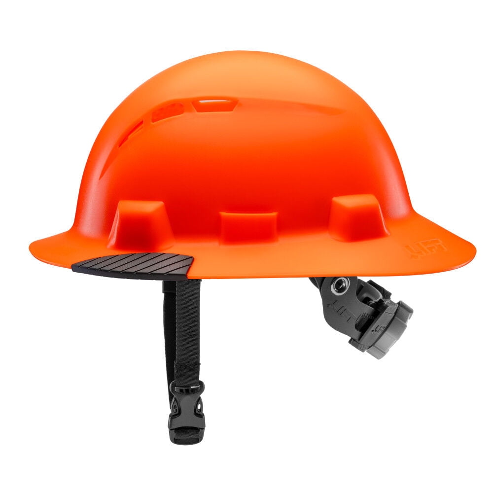 Lift Safety Idax Full Brim - Vented Hard Hat, Hi-Viz Orange