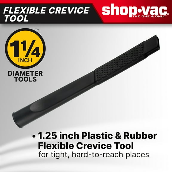 Shop-Vac Flex Crevice Tool, 1.25-inch Diameter