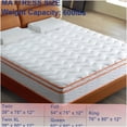thumbnail image 6 of CHAMPFLAG King Size Hybrid Mattress 12 Inch with Euro Top, Medium Firm for Back Support, Cooling Gel Foam, Motion Isolation, Edge Support, CertiPUR-US, Bed in a Box, 6 of 9