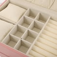 thumbnail image 3 of OUNONA De Almacenamiento Para Pendientes Y Color Rosa Con Portátil Para Viajes, 3 of 6
