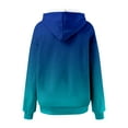 thumbnail image 2 of SHE IS Sweatshirts for Women Trendy Gradient Hoodies Casual Drawstring Hoodie for Women Oversized Sweatshirts with Pockets My Orders past Orders, 2 of 4