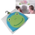 thumbnail image 4 of Red de almacenamiento de juguetes de baño de malla, soporte para juguetes para bañera, cesta organizadora, bolsa de almacenamiento, color verde, 4 of 10
