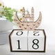thumbnail image 5 of Calendario de Adviento de Ramadán, decoración de Eid, adorno decorativo de madera para Ramadán, letrero de madera Estilo B, 5 of 9