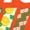 ORANGE, variant on - Pattern Stripes - Men's Short Sleeve Graphic T-Shirt