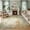 Sage Green, variant on Toyoso Nature-Inspired Sage Green Rug - 6x9 Large Abstract Area Carpet, Modern Watercolor Design, Pet-Friendly Washable Rug for Family Room