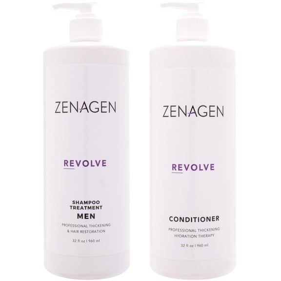 Zenagen Revolve Shampoo and Conditioner Duo Treatment for Men 32 oz