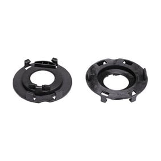 ODX Lighting Headlight Bulb Retainer BRACKET-LHS-19 Plastic; Black; For Use With H7 Bulbs; Set Of 2