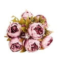 thumbnail image 4 of IDEANATEGRATE Ramo De Flores Simuladas Multicolor Con Tacto Cómodo Para En Bodas Y Eventos, 4 of 6