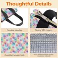 thumbnail image 4 of Pioneer Flower Floral Print Pattern Insulated Lunch Bag for Women Men, Large Portable Soft Cooler Tote, Thermal Food Storage Bag with Pearl Cotton, 8.66L, 8.75"x5.75"x9.5", 4 of 6