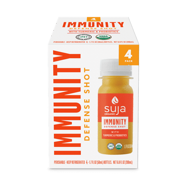 Suja Juice Immunity Defense Shot, Organic Cold Pressed Juice 1.7 oz