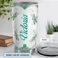 thumbnail image 2 of Personalized Dragonfly Tumbler 20oz Insulated Tumblers with Lid Coffee Travel Mug Cup for Women GirlsDragonfly Jewelry Drawings Dragonfly Gifts for Birthday, 2 of 6
