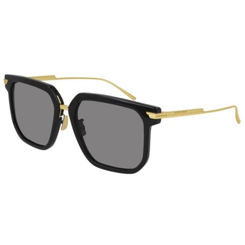 Bottega Veneta caravan gold and brown sunglasses