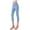 Light Blue, variant on Women's Stretch Capri Yoga Pants - V Shape Lifting, High Waisted Leggings, Four-Way Stretch, XS-XL