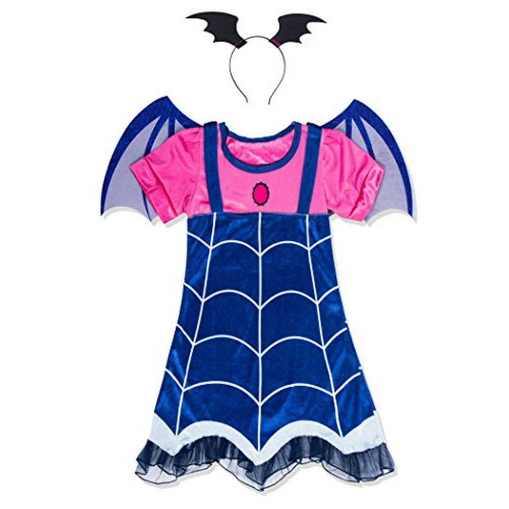 Padete Little Girls Vampirina Costume Cosplay Halloween Dress Set with