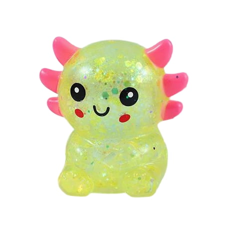 Sequin Salamander Sensory Gadget Slow Rising Tactile Relaxation Tool Desk Accessory For Adult Focus And Calming Relief