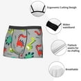 thumbnail image 6 of Junzan Cute Dinosaur Mens Underwear Boxer Briefs For Men’s - Large, 6 of 9