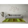 thumbnail image 3 of Ahgly Company Indoor Square Abstract Green Modern Area Rugs, 8' Square, 3 of 4