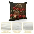 thumbnail image 4 of Creowell Vintage Farmhouse Rustic Pillow Covers Retro Fruit Throw Pillows White, 4 of 5