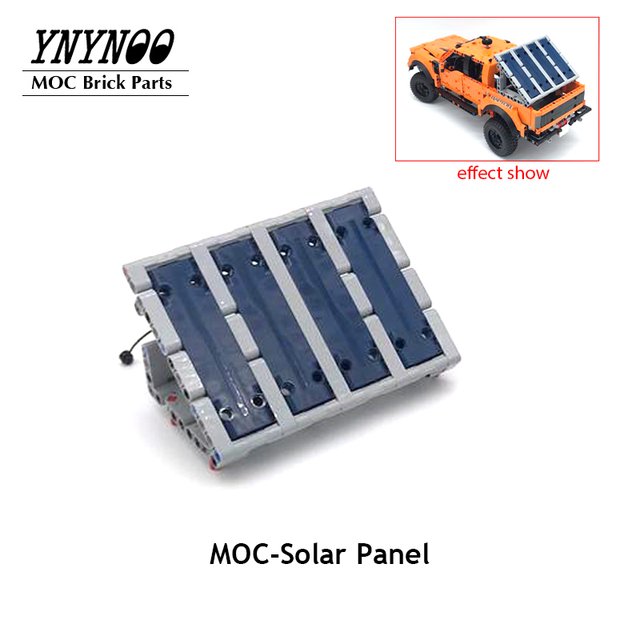 Fit for Pickups F-150 Raptor 42126 Bricks Set Car MOC Trailer Hitch Crane Platform Cover Modified Building Blocks DIY Toys Gifts