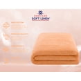 thumbnail image 5 of American Soft Linen Luxury 40x80 Oversized Bath Sheet, 100% Cotton XL Turkish Bath Sheet Towel, Malibu Peach, 5 of 10