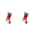 thumbnail image 3 of Ounissouiy Calcetín de Navidad lindo colgante chimenea regalos bolsa caramelo tarjeta almacenamiento calcetín casa comedor Club Festival Papá Noel 2piezas, 3 of 6