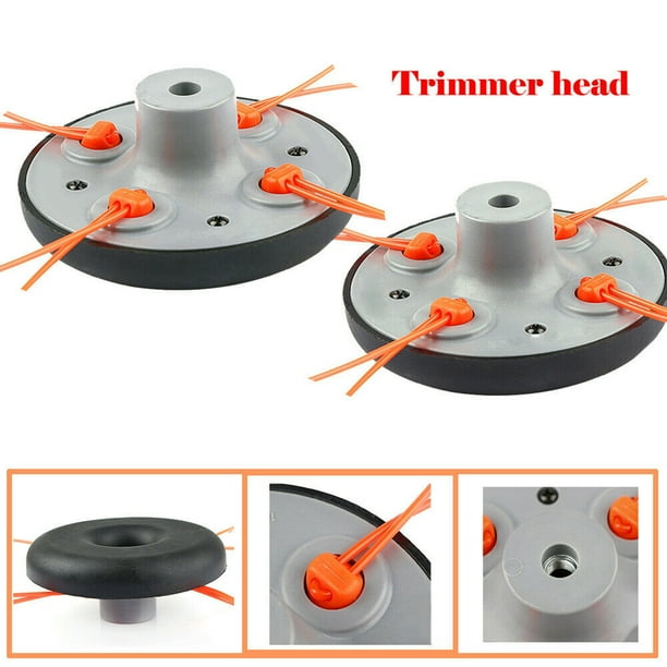 Flmtop 1 2Pcs Universal Strimmer Line String Trimmer Head Fit for