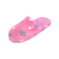 thumbnail image 1 of CTM® Girl's Night Star Slip On Slippers, 1 of 3
