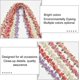 thumbnail image 4 of Cinta de encaje floral de 5 colores para manualidades, costura, bordado de poliéster, 4 of 9