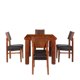 thumbnail image 2 of Comedor Kessa Muebles Sidney 4 sillas Café, 2 of 21