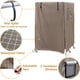thumbnail image 3 of Cubierta universal para jaula de pájaros, cortina de color oscuro para jaula de animales, cubierta nocturna impermeable y lavable para jaulas, distracción y eliminador de luz (caqui), 3 of 5