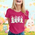 thumbnail image 2 of iTNHFP Hauts d'Été pour Femmes T-Shirt Décontracté Col Rond Manches Courtes pour Confort et Style 2132, 2 of 5